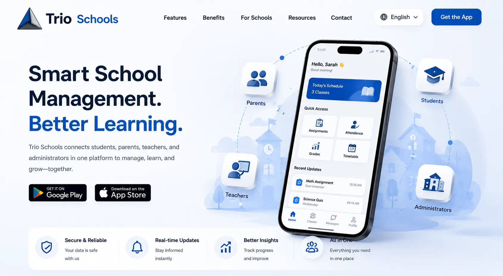 Trio Schools — product preview